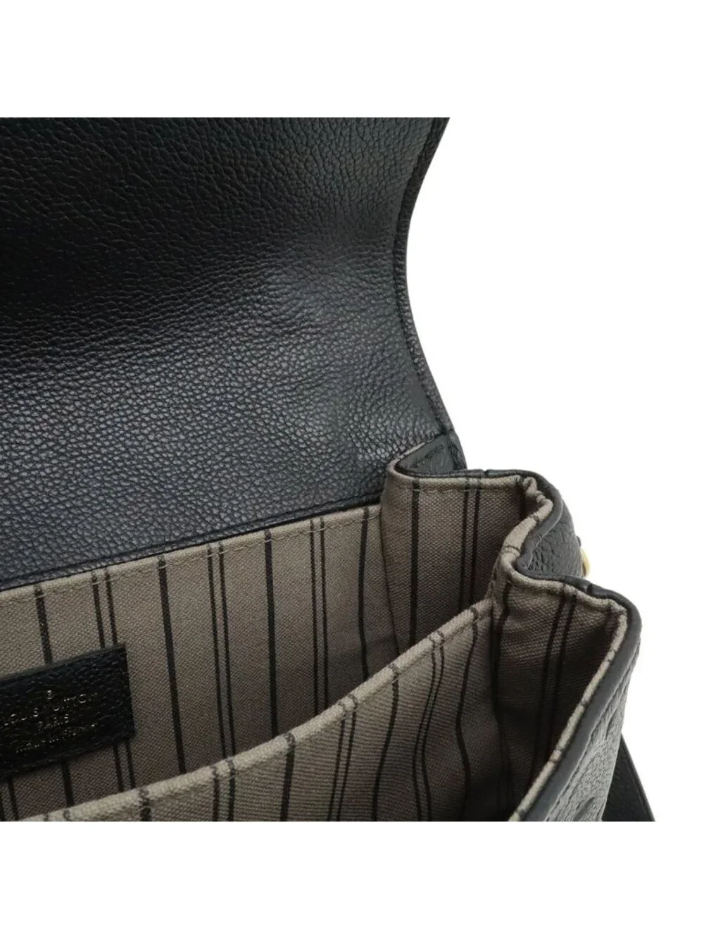 Louis Vuitton Monogram Empreinte Pochette Metis MM Handbag Clutch 2-Way Noir